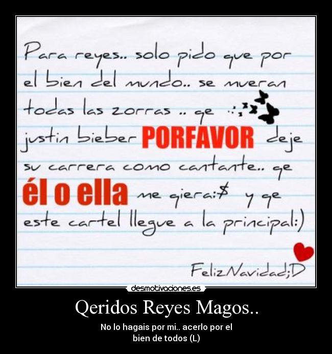 Qeridos Reyes Magos.. -