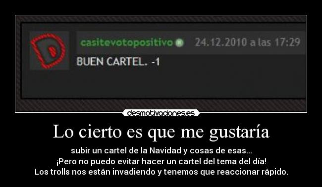 carteles danitriper desmotivaciones