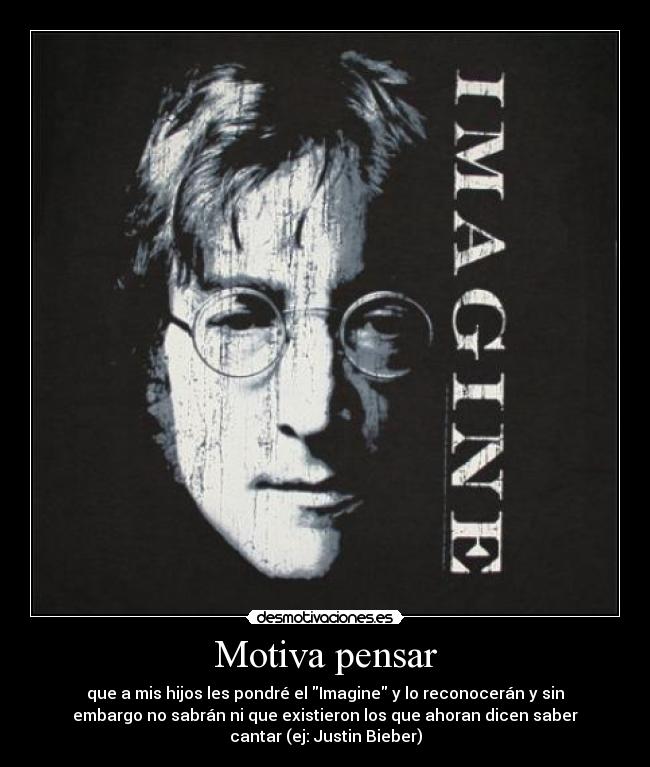 carteles imagine lennon desmotivaciones