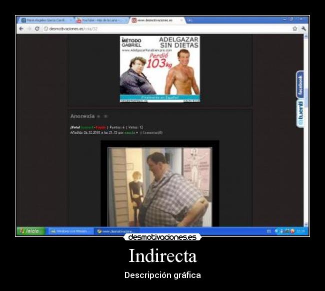 Indirecta - Descripción gráfica