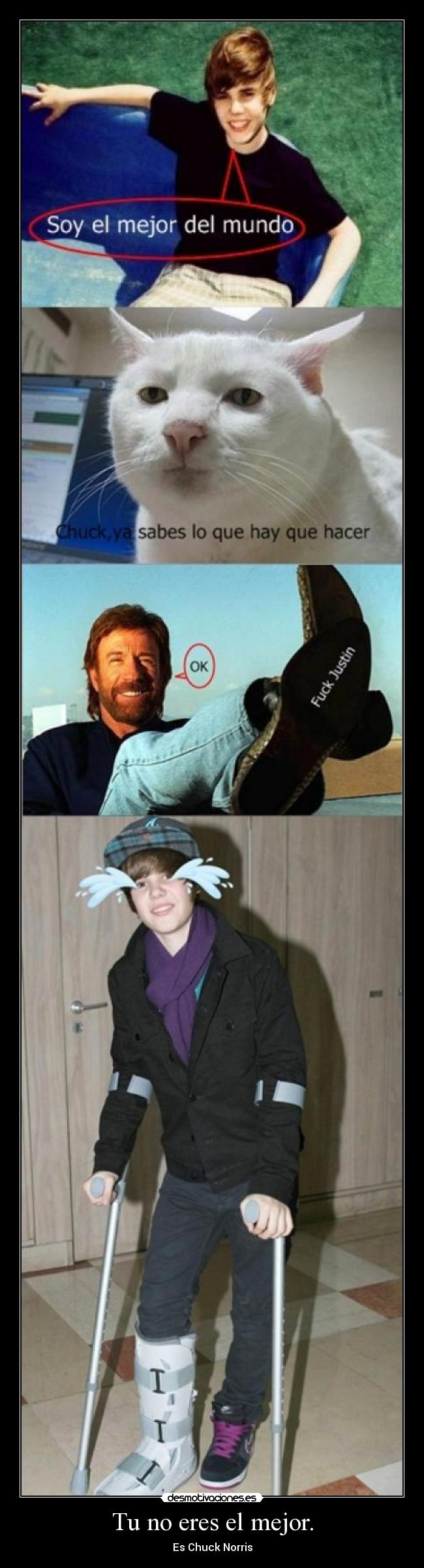 Tu no eres el mejor. -