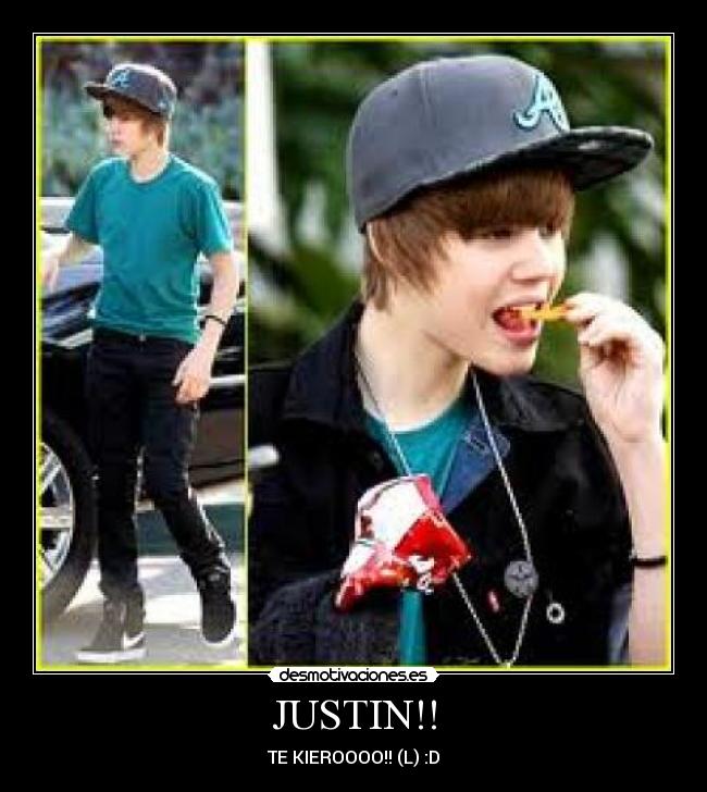 carteles justin wapo quiero ijo tuyoo desmotivaciones