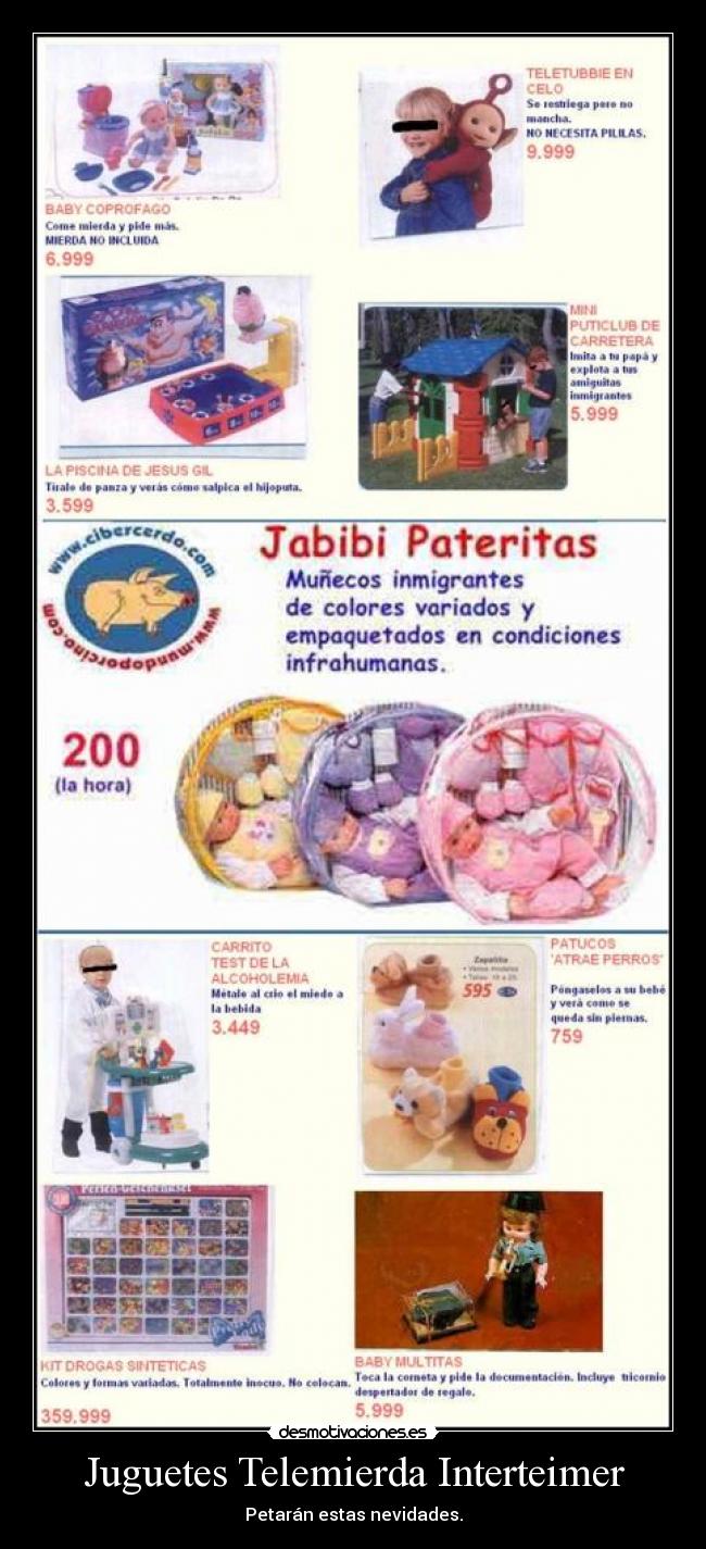 Juguetes Telemierda Interteimer - Petarán estas nevidades.