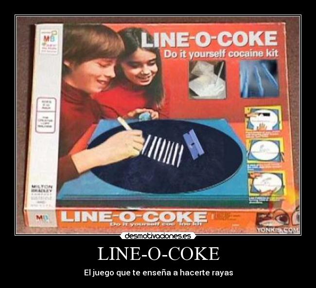 LINE-O-COKE - El juego que te enseña a hacerte rayas