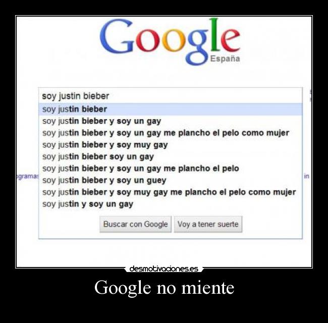 Google no miente -