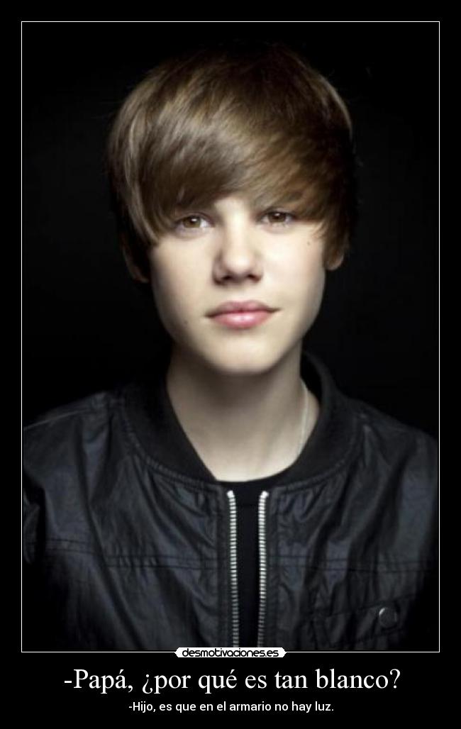 -Papá, ¿por qué es tan blanco? -