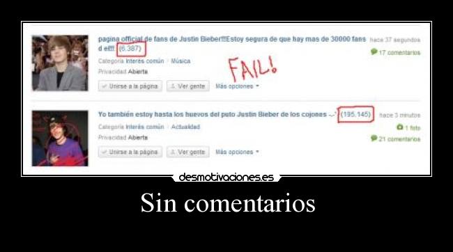 carteles justin bieber desmotivaciones