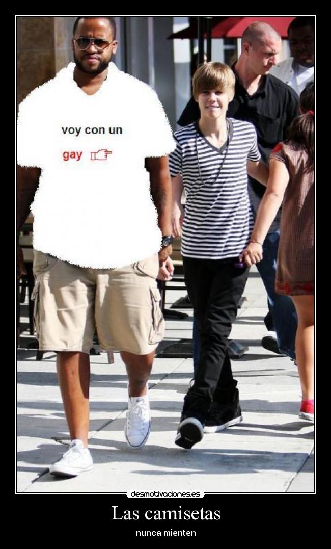 Las camisetas - nunca mienten