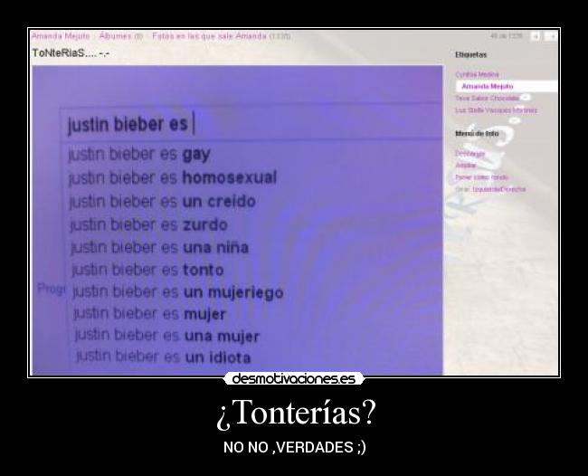 ¿Tonterías? - NO NO ,VERDADES ;)