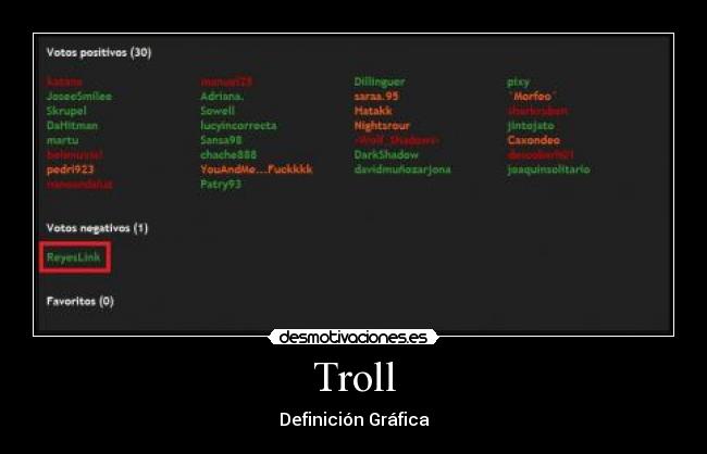 Troll - Definición Gráfica