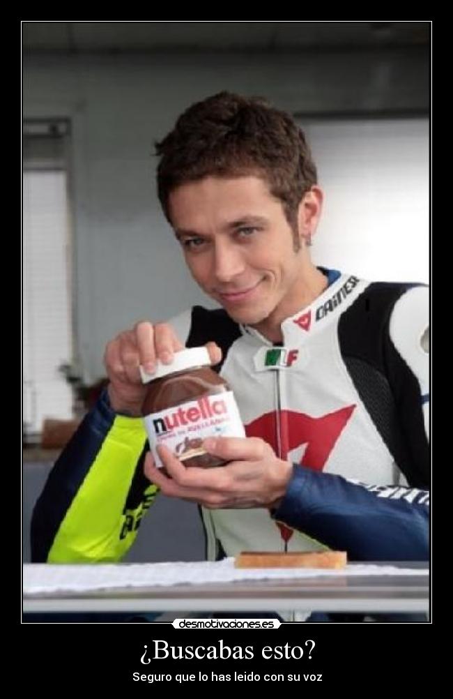 ¿Buscabas esto? - Seguro que lo has leido con su voz