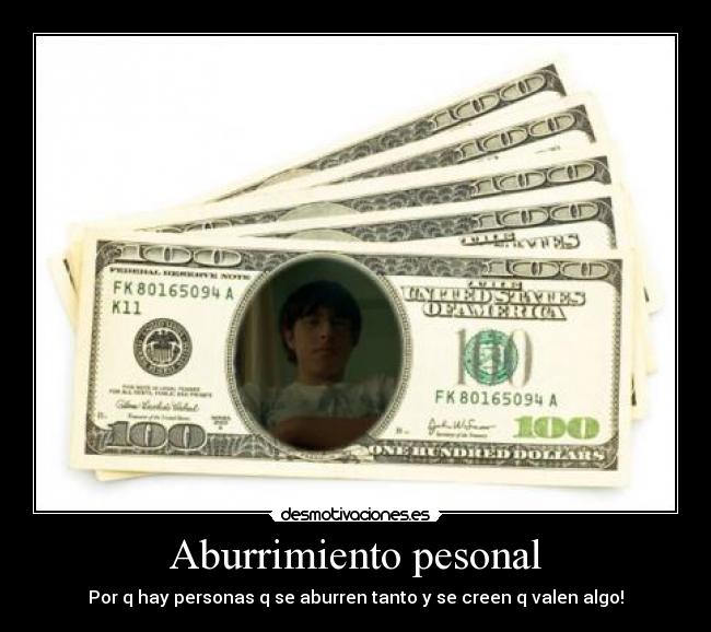 Aburrimiento pesonal -