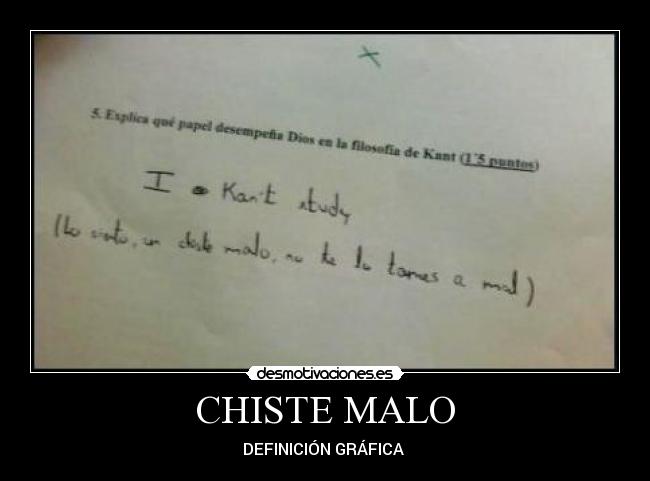 CHISTE MALO - DEFINICIÓN GRÁFICA 