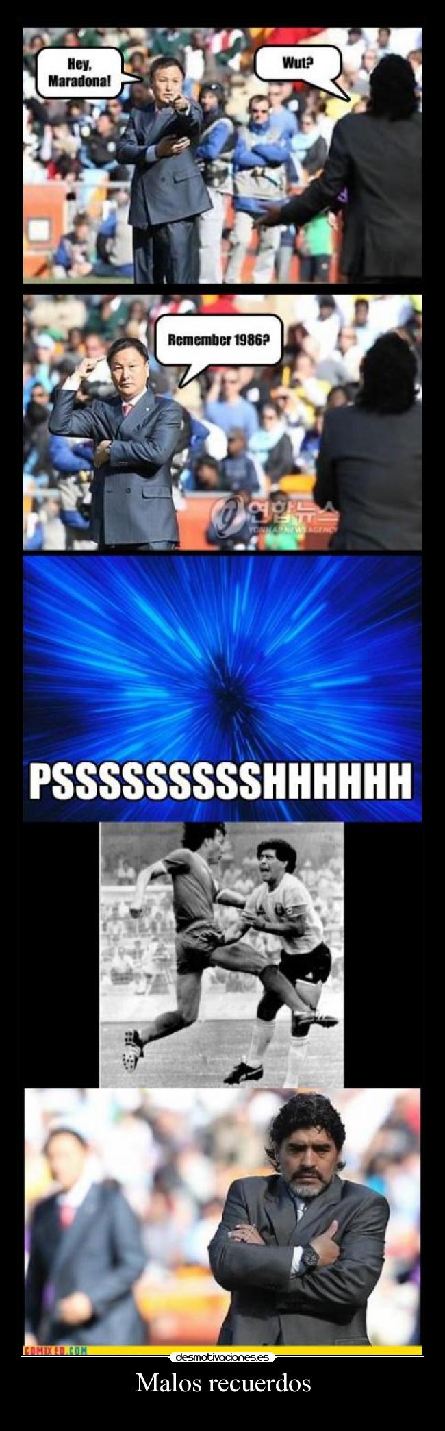 carteles recuerdos malos recuerdos desmotivaciones