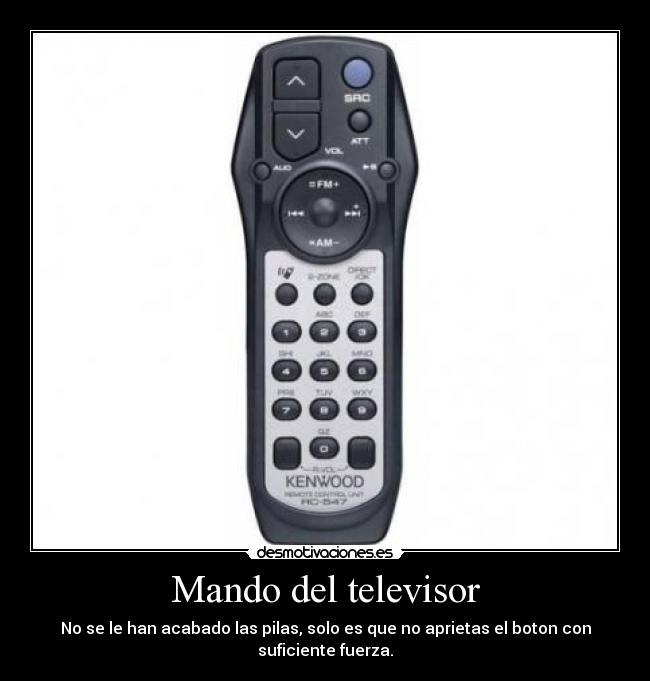 Mando del televisor -