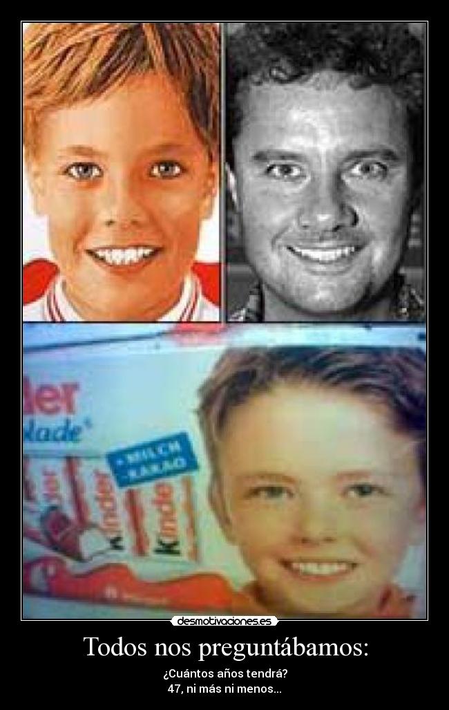 carteles kinder nino desmotivaciones