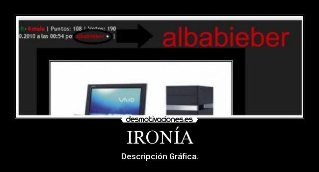 IRONÍA - Descripción Gráfica.