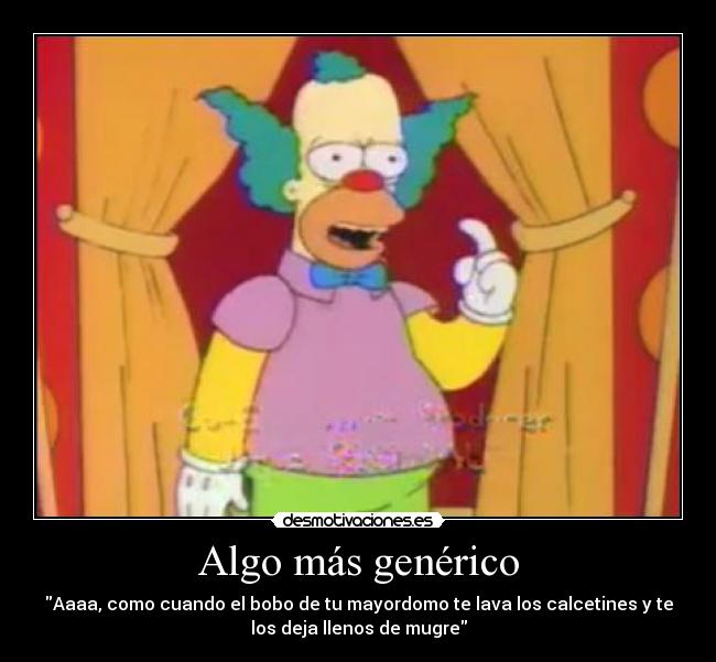 Algo más genérico -