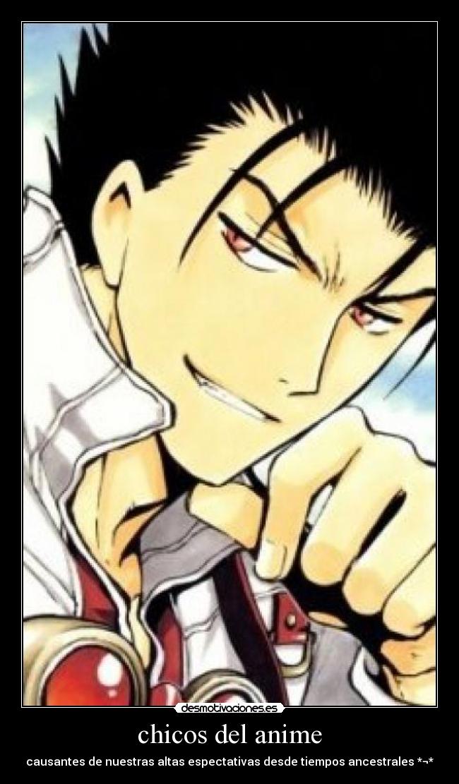chicos del anime -