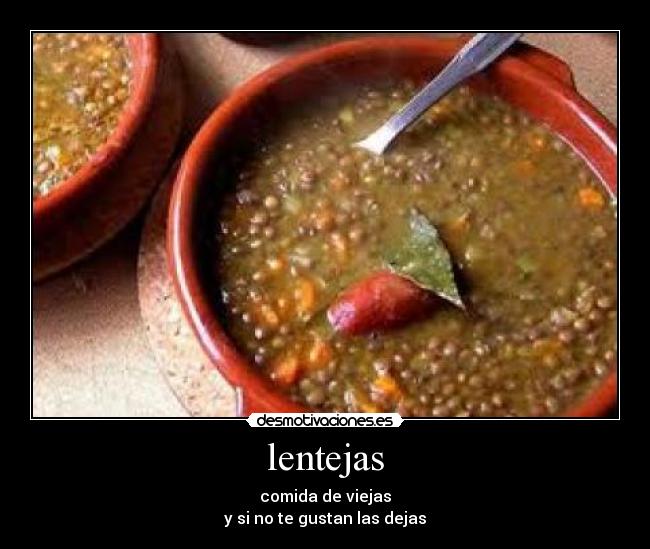 lentejas -