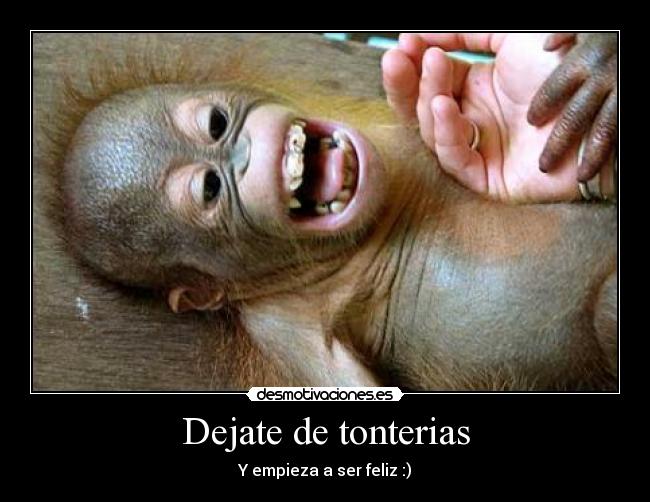 Dejate de tonterias - 