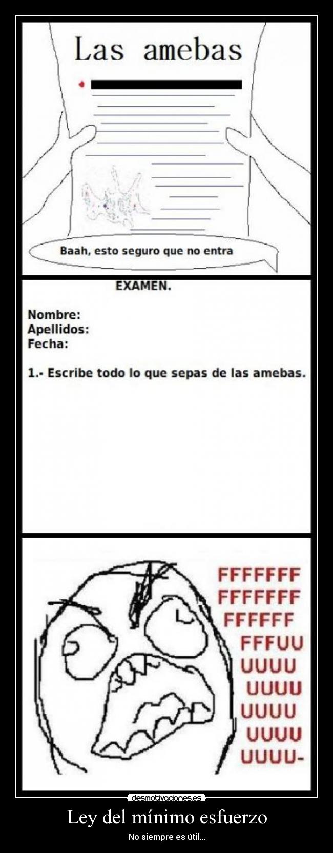 Ley del mínimo esfuerzo - No siempre es útil...
