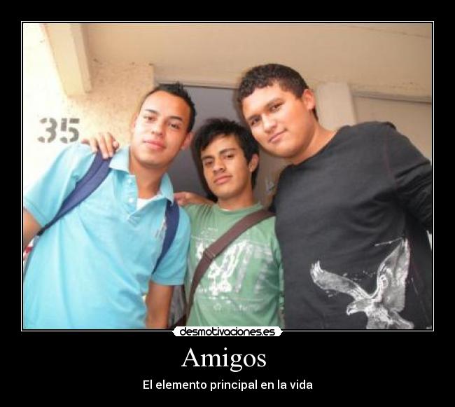 Amigos - El elemento principal en la vida
