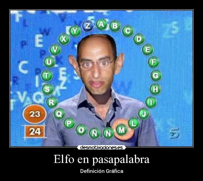 Elfo en pasapalabra - Definición Gráfica