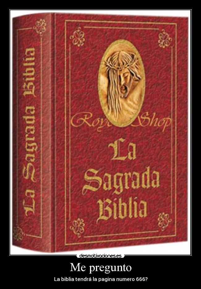 carteles biblia 666 desmotivaciones