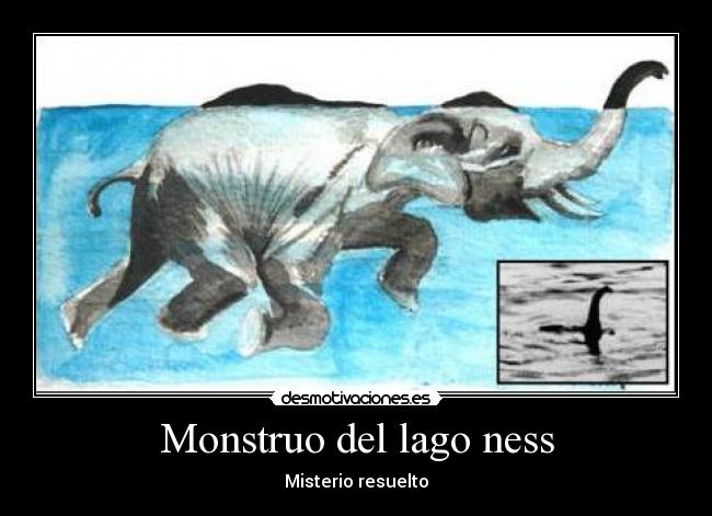 Monstruo del lago ness - Misterio resuelto