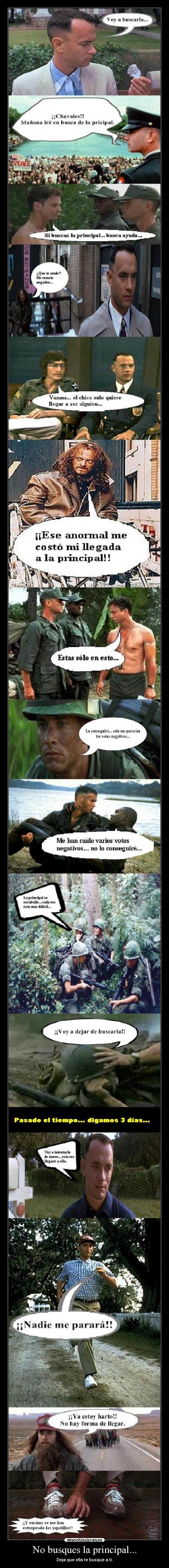 No busques la principal... -