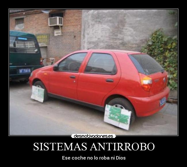 SISTEMAS ANTIRROBO -