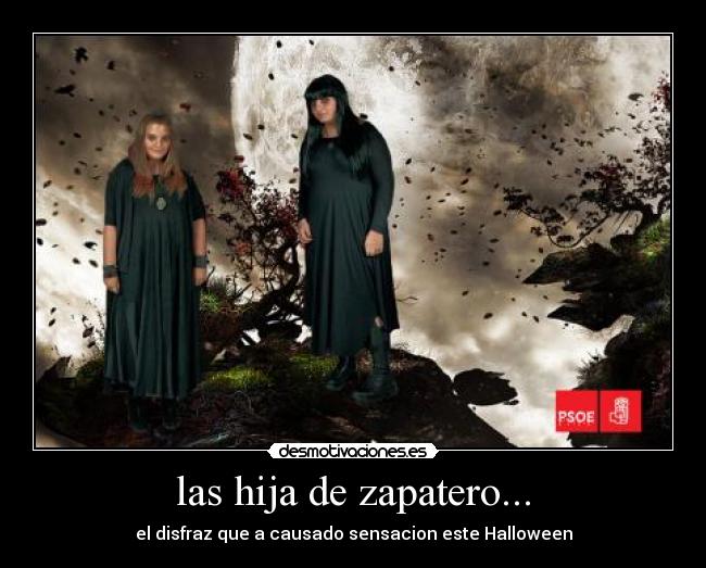 las hija de zapatero... - el disfraz que a causado sensacion este Halloween