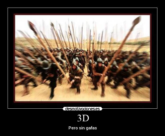 3D - Pero sin gafas