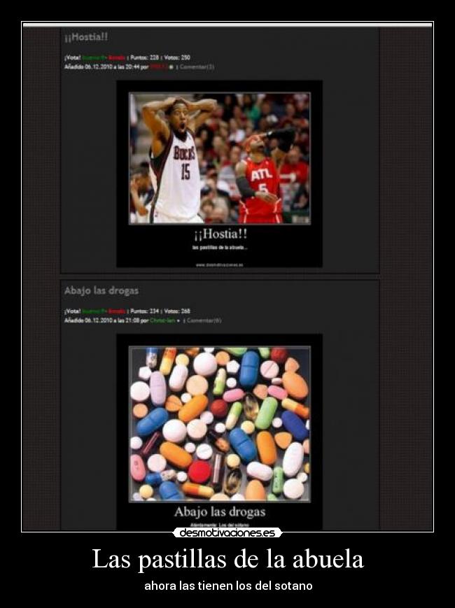 Las pastillas de la abuela -