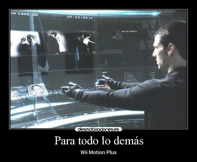 carteles minority report desmotivaciones