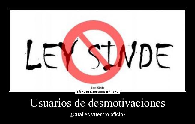 carteles desmotivaciones desmotivaciones usuarios ley sinde ministra golfa desmotivaciones