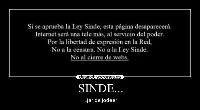 SINDE... -