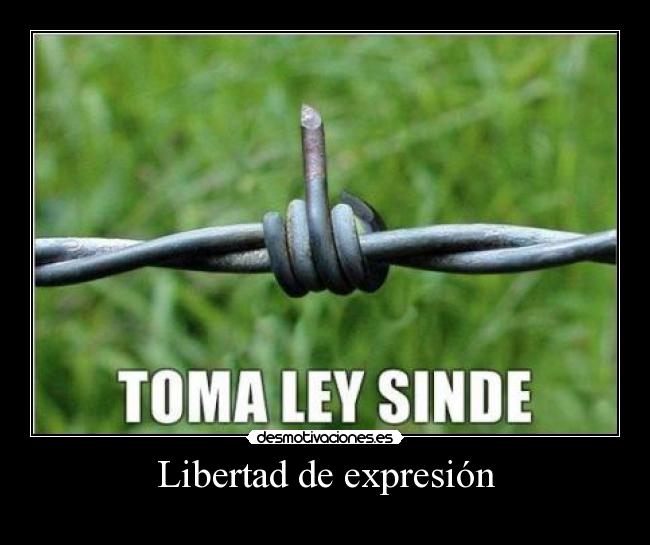 Libertad de expresión -