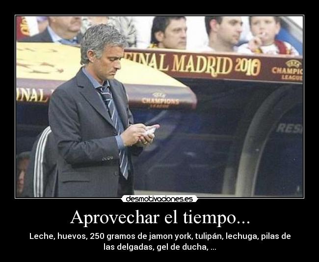 carteles real madrid mourinho bernabeu inter portugal libreta cuaderno lista compra leche pilas jamon desmotivaciones