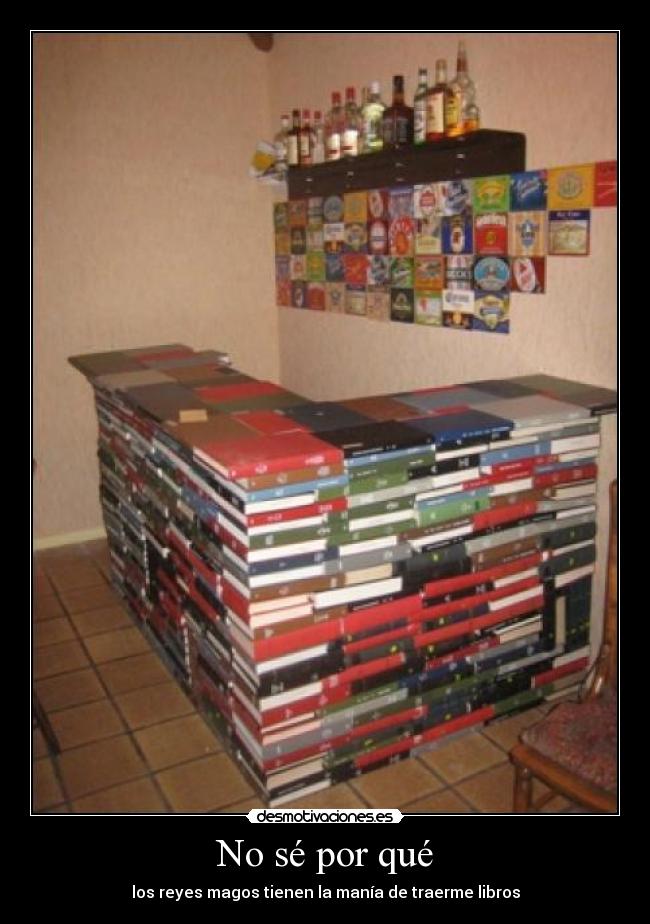 No sé por qué - los reyes magos tienen la manía de traerme libros