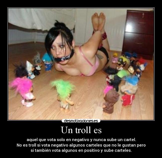 carteles troll troll desmotivaciones