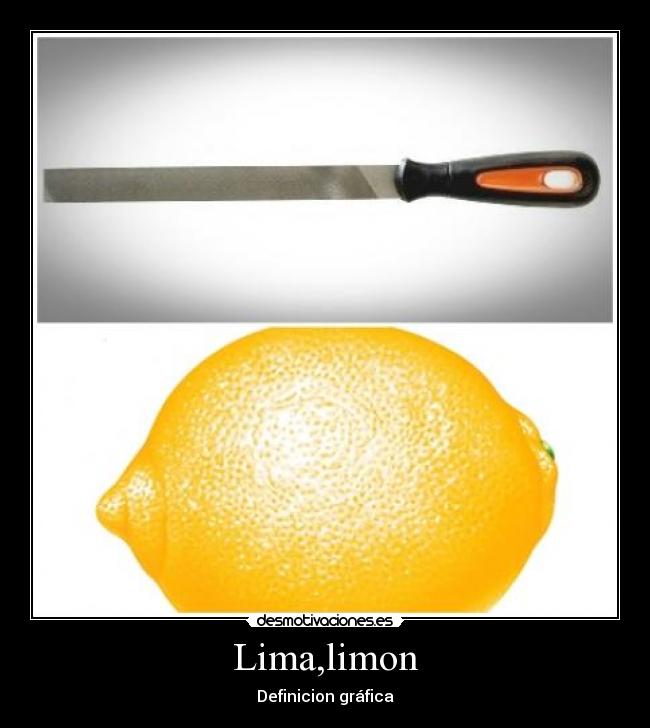 Lima,limon - Definicion gráfica