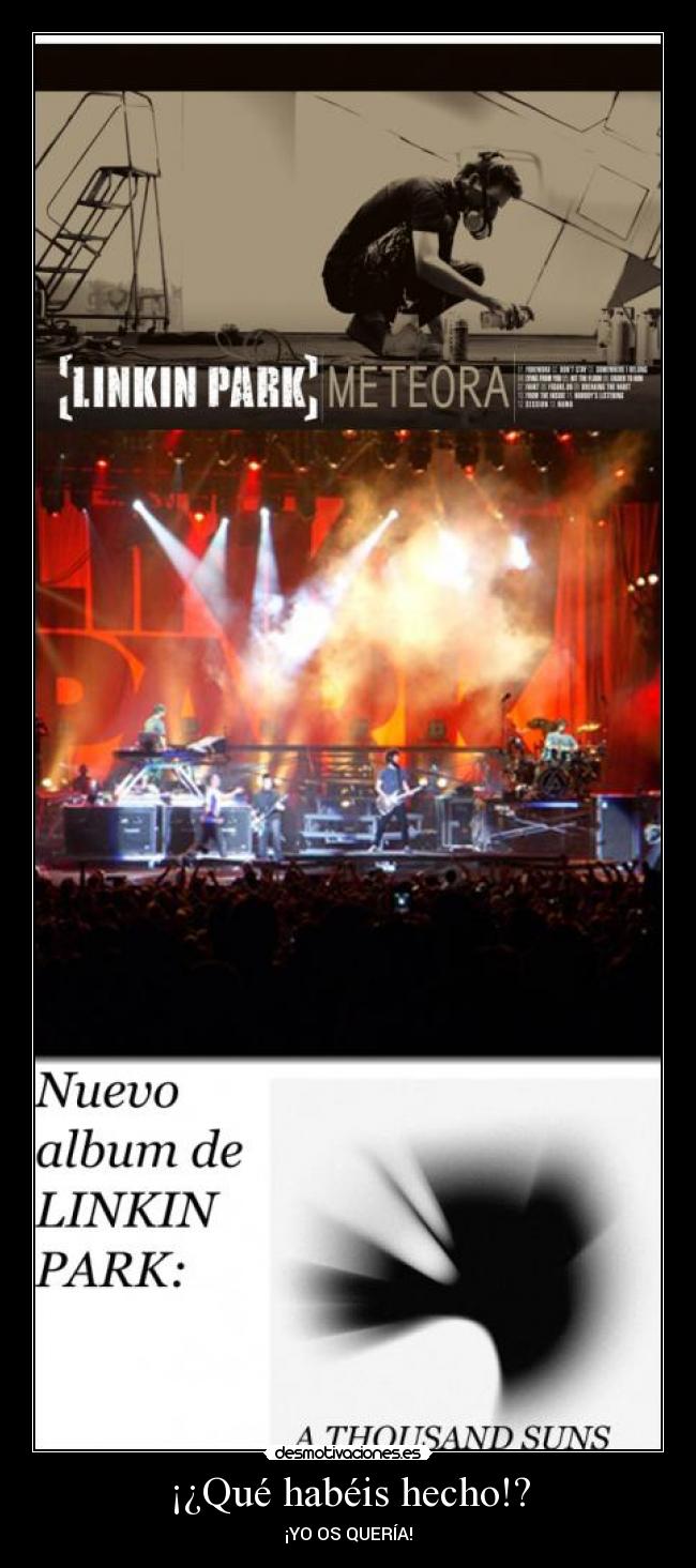 ¡¿Qué habéis hecho!? -