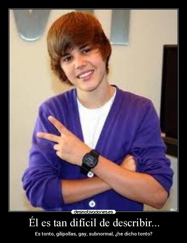 carteles justin bieber desmotivaciones