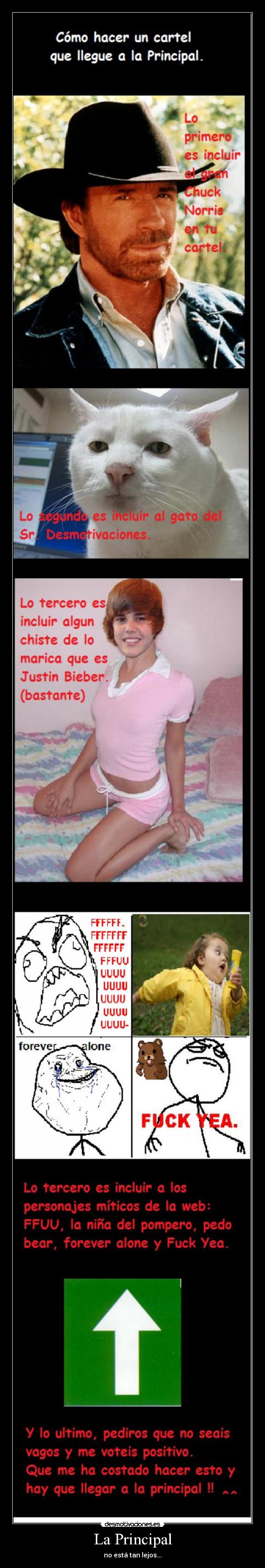 carteles como llegar principal desmotivaciones