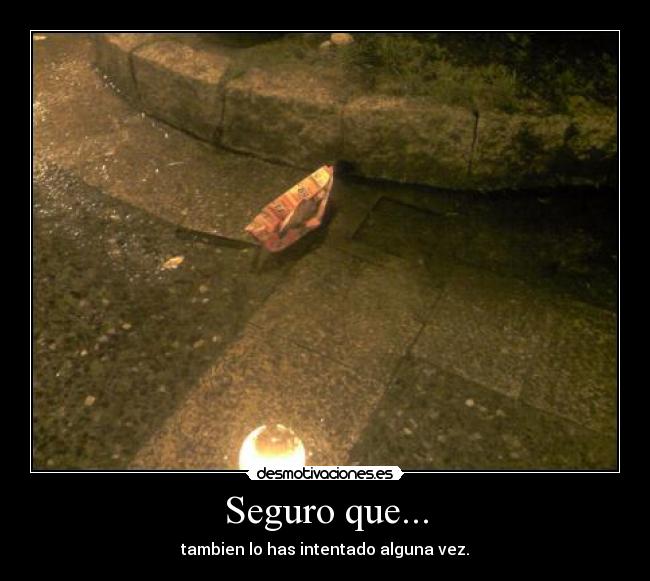 Seguro que... -