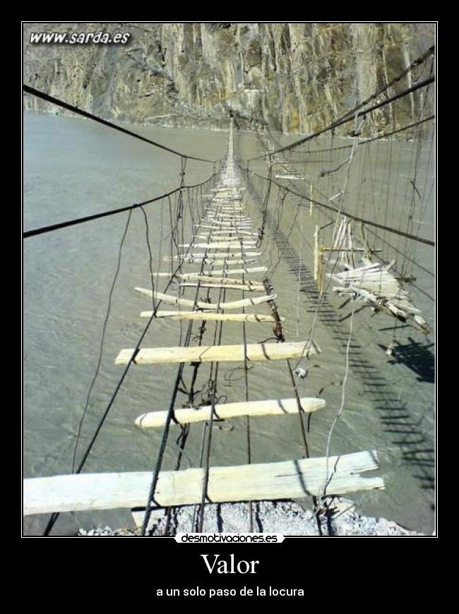 carteles valor locura desmotivaciones