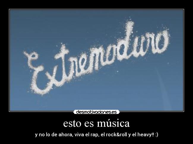 esto es música - y no lo de ahora, viva el rap, el rock&roll y el heavy!! :)
