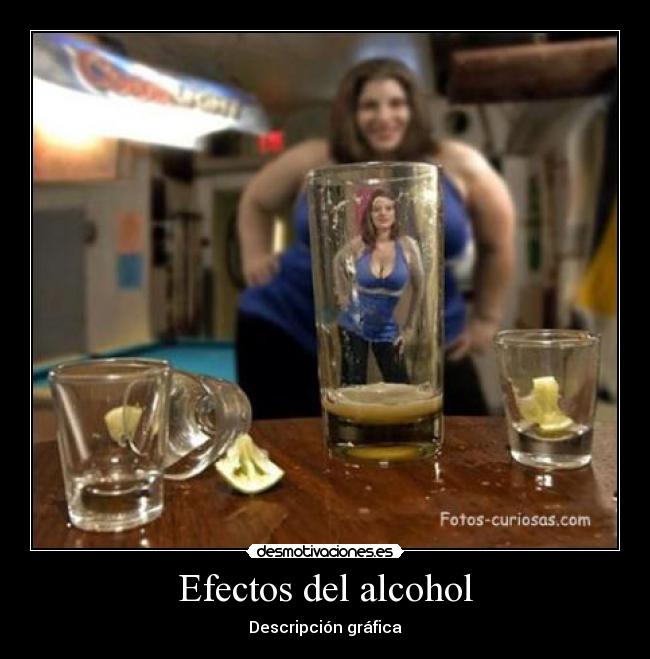 Efectos del alcohol -